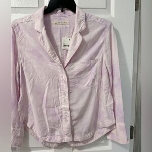 Free People pink clouds blouse